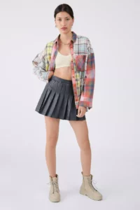 Free People A modern take on 90s Grunge Flannel full length