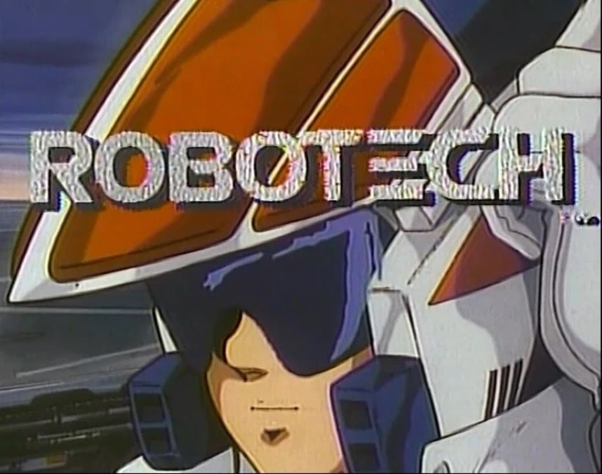poster for robotech the 90s robot cartoon