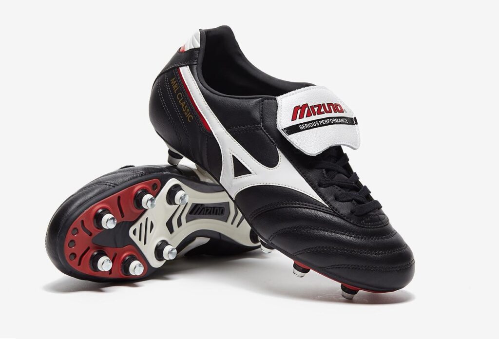 The iconic Mizuno Morelia 90s football boots