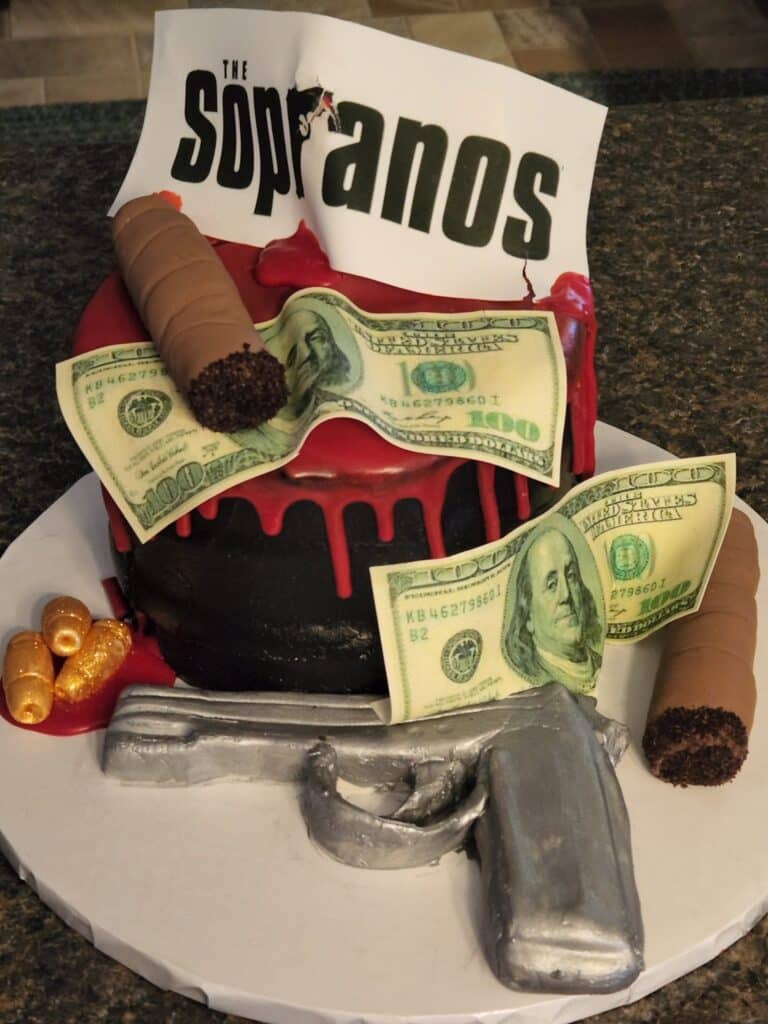 The Sopranos cake design