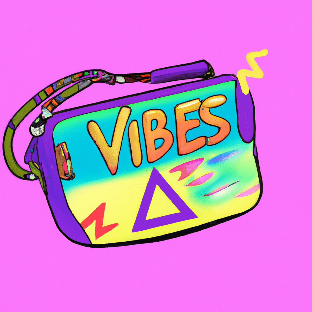 an AI image of 90s fanny packs