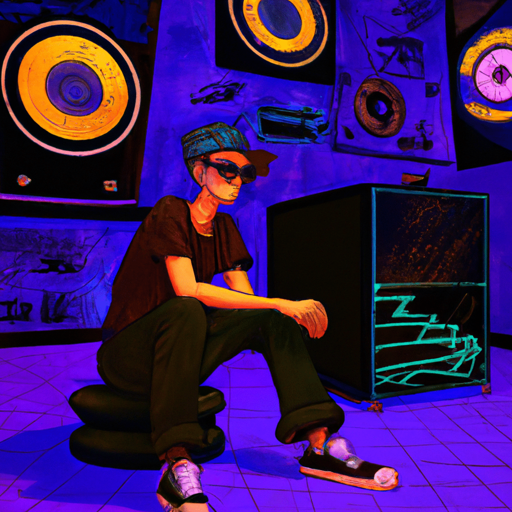 an AI image depicting 90s swag