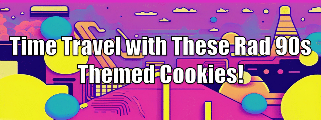 90s Themed Cookies Header
