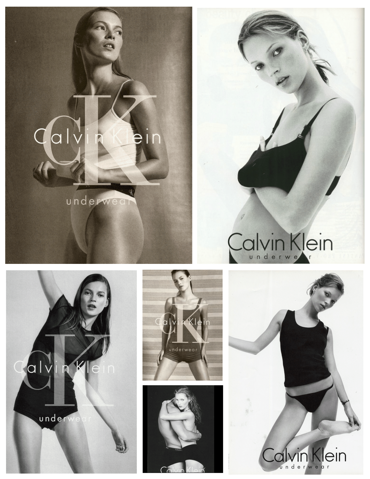 The Impact of Kate Moss on Calvin Klein beauty campaigns​