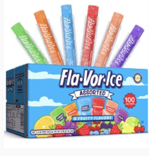 Fla-Vor Ice multipack with modern packaging